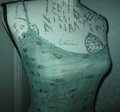 Vtg Giorgio Armani Underwear pale green mesh bodysuit, ladies’ sz 46 (US 12) *RD