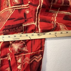 FUDA International Women’s Red Floral Silk Long Sleeves Jacket Size Large