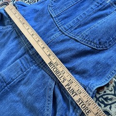 Vintage Lee Overalls Pants Womens Small Blue 1970s Denim Bib Suspenders USA