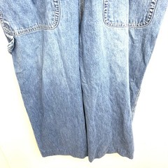 Vintage 2002 Women Size Medium Blue Denim Overall # RN 54023 Silver Buckle Pre O