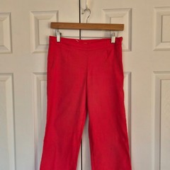 Big’s Boy’s Moda Apasionada Red High Waisted Straight Leg S VTG Y2K Streetwear