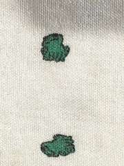 Vintage Hudson’s Women’s Tee Shirt Frog Pattern White and Green Size S