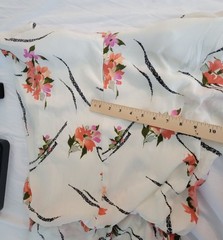 Vintage 80s Lori Max Drop Waist 20s Inspired Dress Woman’s 18W Floral Blosson