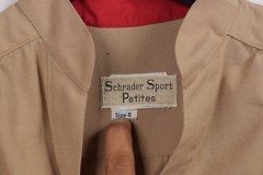 Vintage 70’s Schrader Sport Petites Size 8 Brown Short Sleeve Dress