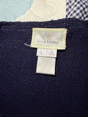 Vintage 1996 Susan Bristol Hand Embroidered Short Sleeve Button Down Blouse