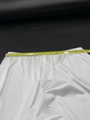 Velrose Size L White Nylon Long Lace Trims Culotte Slip Pants 28” Style:2402