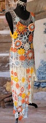 Blue Velvet vintage Style Anthropologie Distressed boho t-shirt Tunic Top Xl Nw