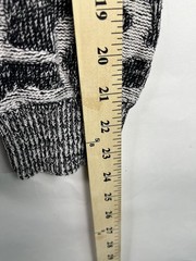 Martin K New York Black And White 100% Cotton Vintage Sweater Sz M-L Grandpa EUC
