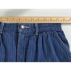 Lee Vintage High Rise Mom Jeans Size 25 Pinstripe Pleated Tapered Vintage 90s