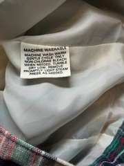 VTG 1980s Pendleton Country Sophisticates plaid skirt. No size tag SEE MEASURE