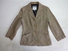 MOSCHINO JEANS VINTAGE JACKET COAT WOOL WHOOL