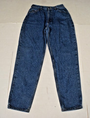 Vintage Jeans Lee 29 x 30 90s Classic High Waisted Blue Slight Taper