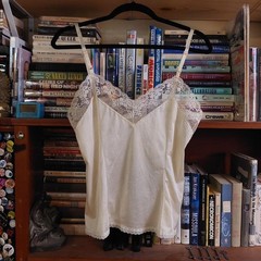 Vintage cream lace camisole.