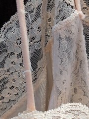 Vintage Gilead Nightgown & Robe Peignoir Set Peach Satin Lace – M