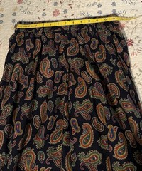 Vintage Women’s Medium Liz Claiborne (Liz Sport) Paisley Long Skirt & Blouse
