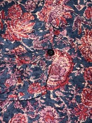Vintage Ralph Lauren 100% Cotton Floral Country Western Shirt Sz XL Skirt Sz 8