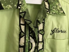 Vintage Hale Niu Tiki Bowling Shirt Ladies Amazing Condition Hula Girl