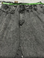 80s Vintage Kozmic Blues Black Acid Wash Baggy Jeans Size 30X30