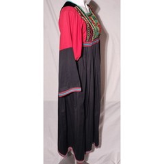 Vintage Hand Made By Nelly Embroidered Mexican Caftan Kaftan Dress Tunic