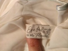 Vintage Eyeful by the Flaums Ornate Sheer Nylon Lace Robe 1950’s