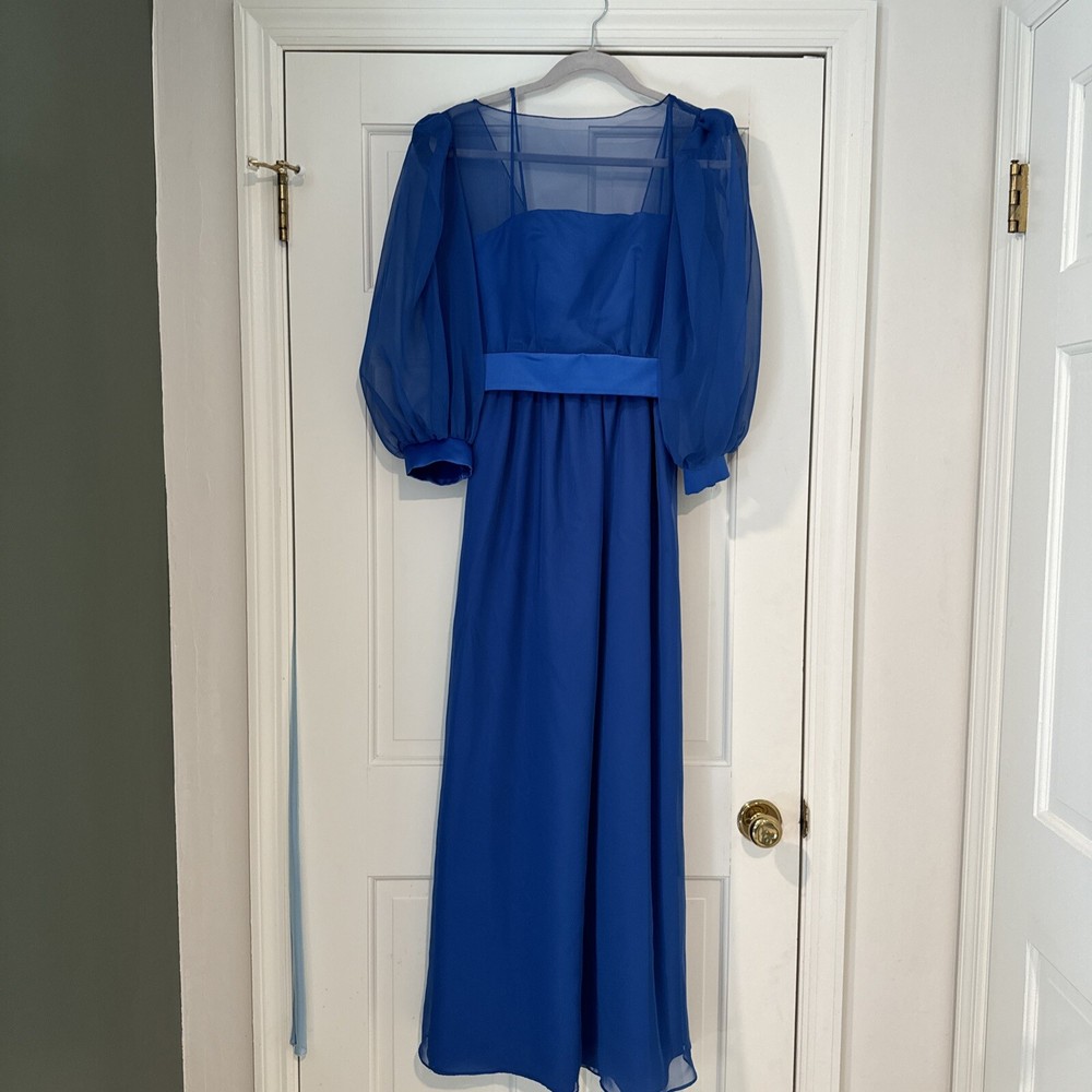 Vintage House Of Bianchi Royal Blue Formal/Bridesmaid Dress, Small