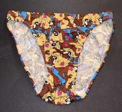 That’s All Folks Intimates Hi-Cut French Leg Cartoon Size 5 S Underwear Panty