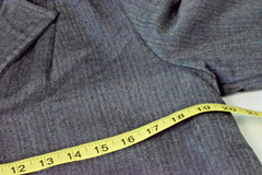 Vintage Coat Weather Winky Supak & Sons Size M 50s Mod Gray Red Fuzzy Lining