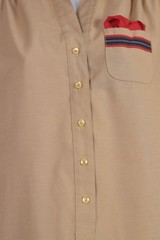 Vintage 70’s Schrader Sport Petites Size 8 Brown Short Sleeve Dress