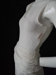 Fredericks of Hollywood VTG 70’s Rare Very Pretty Cream Color Nylon Lace Dress M
