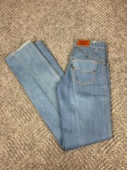 Vintage 60s Levis Barnstormers Big E Jeans Women’s 26×34 Lightwash Straight NOS