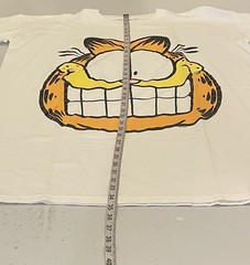 Vintage Garfield Sleep Shirt Nightshirt OSFA Single Stitch 1978 Giant Face