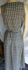 Abito/Dress LELLA NELSON donna ORIGINALE VINTAGE anni 80 tg 40 a quadretti