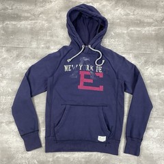 vintage American Eagle hoodie sweatshirt pullover XS y2k 2000s New York blue