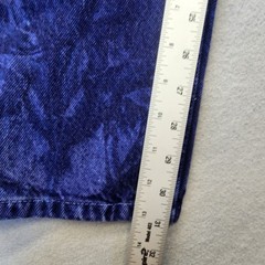 Vintage Z Cavaricci Acid Wash High Waisted Jeans Purple Blue Made in USA Size 30