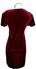 Betsy’s Things maroon velvet Vintage dress size 8