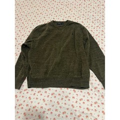 vintage ralph lauren olive green oversized grandpa sweater