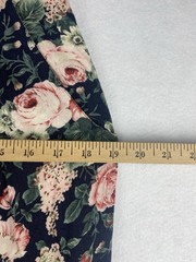Vintage 1980s Karin Stevens Floral Cottagecore Prairie Dress Size 8