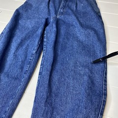 Vintage Bon Jour High Waisted Pleated Blue Jeans Size 14 (27X26)