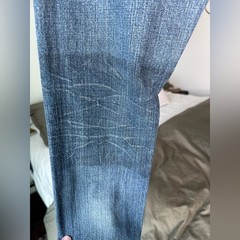Levis 511 Skinny Blue Jeans Size 28×30 Distressed Red Tab Y2K Honeycomb 90s 200s