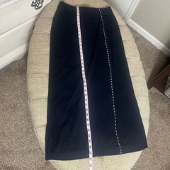 Lennie For Nina Leonard Navy Sweater Maxi Skirt Set, Women’s Size M