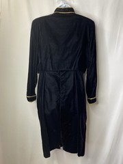 Vintage Vanna White Velvet Little Black Dress Size 16 Gala Event Regency Royal