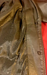 Vintage 70’s G-III Women’s SZ M Black Leather Mid thigh length coat
