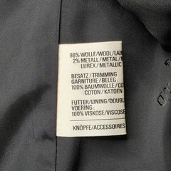 Louis Feraud Paris Vintage Women’s Wool Houndstooth Skirt Suit 42 EU Velour Trim