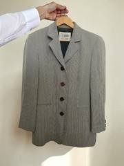 Gianfranco Ferre Studio Pinstripe Blazer Jacket Acetate Viscose Made in Italy M