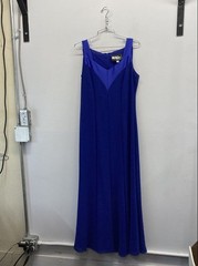 Vintage Y2K Ursula of Switzerland Women’s Royal Blue Formal Dress Set Sz 10