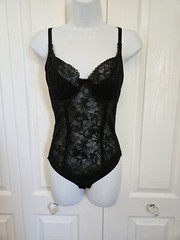 Vintage SMOOTHIE Waist Eliminator 1 Piece Body Suit Size 36C Lingerie