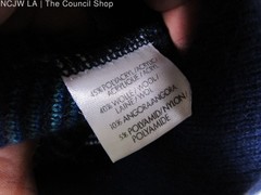 Vintage Mondi Women’s Blue & Gray Wool Blend Knit Pullover Sweater Size 42