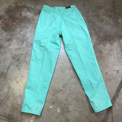 Vintage Rocky Mountain Seafoam Green Denim Western Jeans Size 15 31×34 High Rise