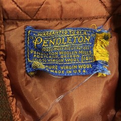 Vintage 70s Pendleton Western Women’s Wool Shirt Made in the USA Size 14.5