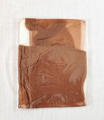 Vtg Garter Stockings Size 9-11 Long Cuban Heel Back Seamed Fully Fashioned Nylon